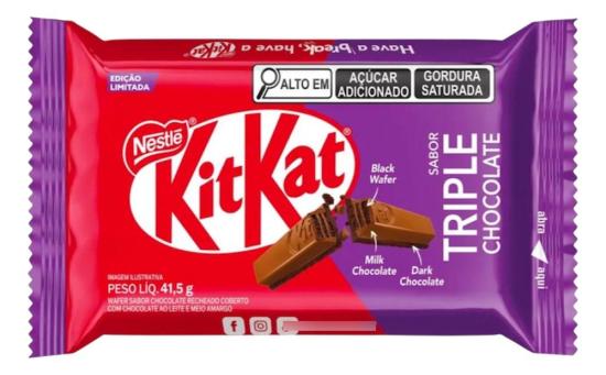 Kitkat Triple Chocolate Nestlé Kit Kat Triplo Limitada