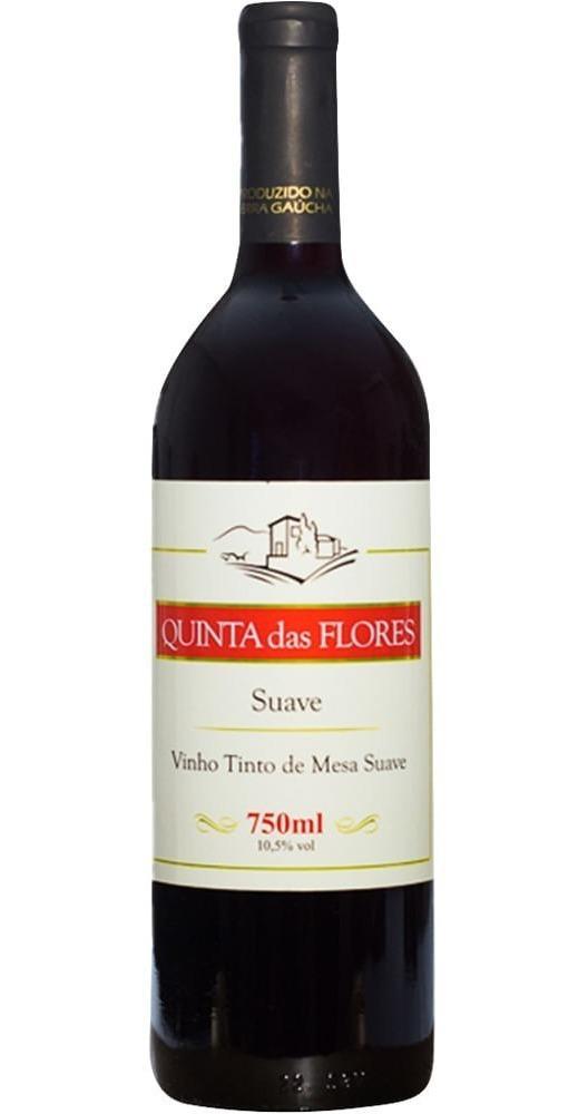 Vinho Tinto Vinho Suave Nacional Serra Gaucha Quinta Flores 750ml
