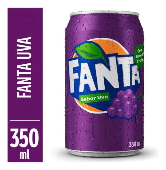 Refrigerante de Uva Fanta Lata 350ml