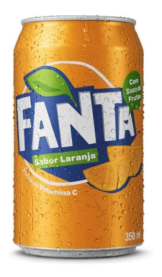 Fanta Laranja Original Lata 350ml