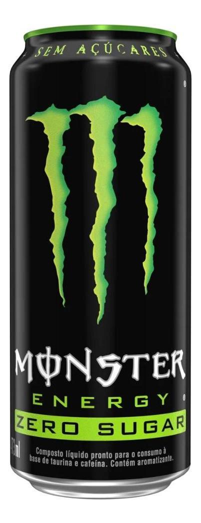 Energético Zero Açúcar Monster Lata 473ml